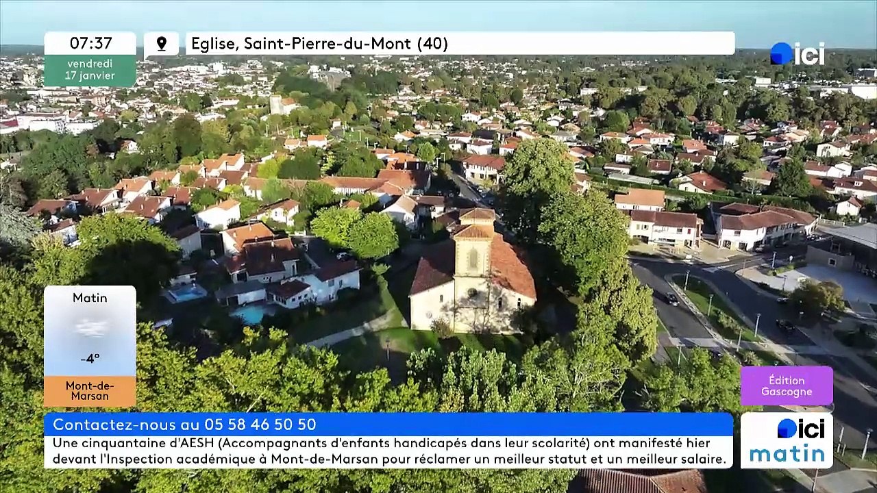 17/01/2025 - ici matin par ici Gascogne en vidéo