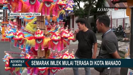 Potret Semarak Imlek yang Mulai Terasa di Kota Manado