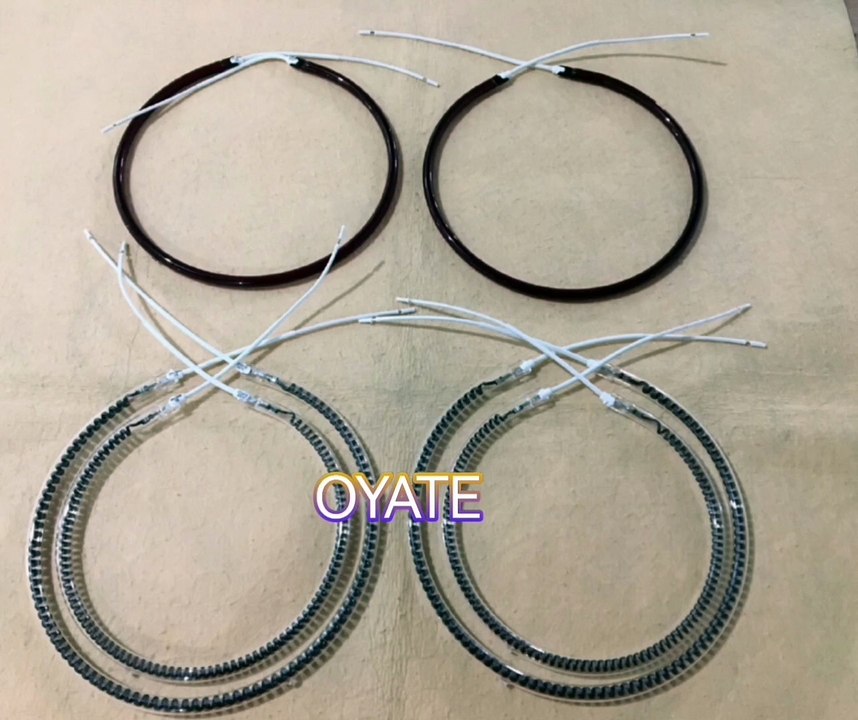 1200w 1800w infrared heat lamps round shape carbon fiber heat lamps for electric heaters