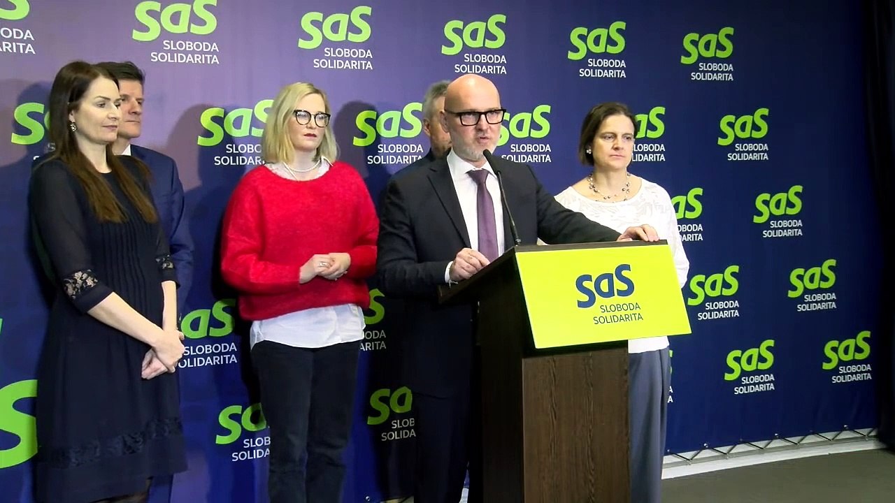 ZÁZNAM: Poslanecký klub SaS posilní M. Bajo Holečková