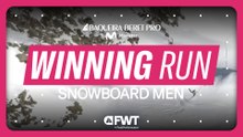 Victor de le Rue Snowboard Men Winning Run I 2025 Baqueira Beret Pro