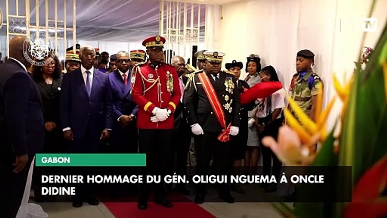[#Reportage] Gabon : dernier hommage du Gén. Oligui Nguema à Oncle Didine