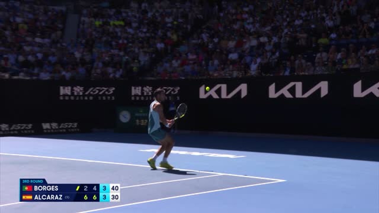 Open d’Australie - Les deux échanges fous entre Alcaraz et Borges !