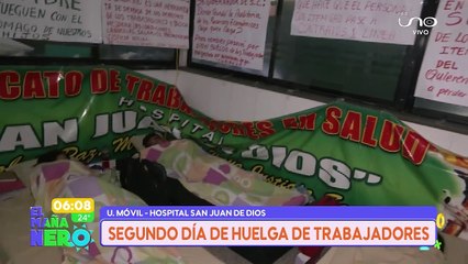 SCZ SEGUNDO DÍA DE HUELGA EN HOSPITAL SAN JUAN DE DIOS