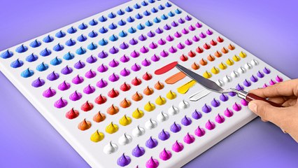 Peinture Acrylique à partir de Points | Artisanat Artistique 🌊🌕