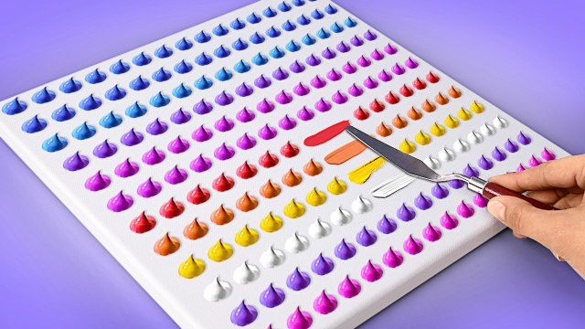 Peinture Acrylique à partir de Points | Artisanat Artistique 🌊🌕