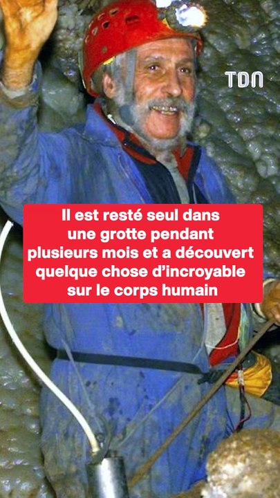 Il est resté seul dans une grotte pendant plusieurs mois et a découvert quelque chose d’incroyable sur le corps humain (vidéo)