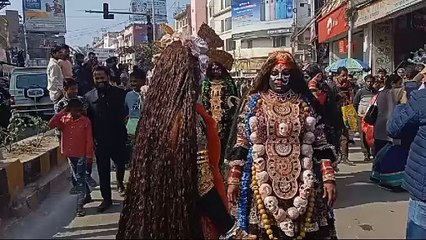 प्रयागराज धूमधाम से निकल गई गणेश शोभायात्रा