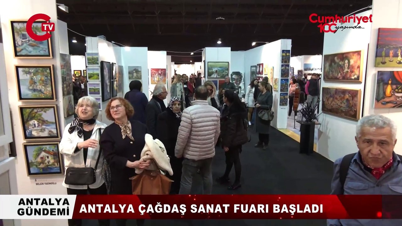 Cumhuriyet Gazetesi Galerisi Antalya Çağdaş Sanatlar Fuarı’nda