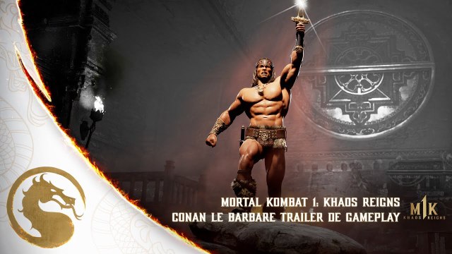 Mortal Kombat 1 Khaos Reigns - Trailer de gameplay Conan le Barbare