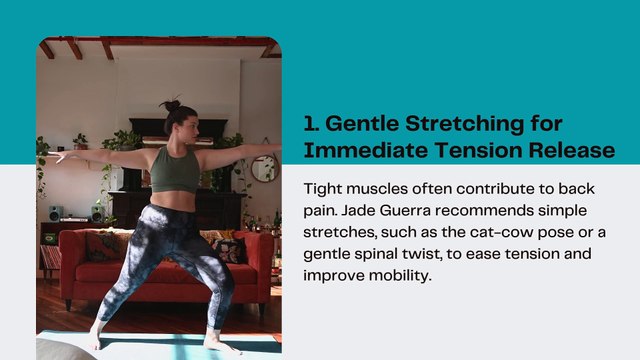 Jade Guerra’s Top 5 Strategies for Instant Relief from Chronic Back Pain