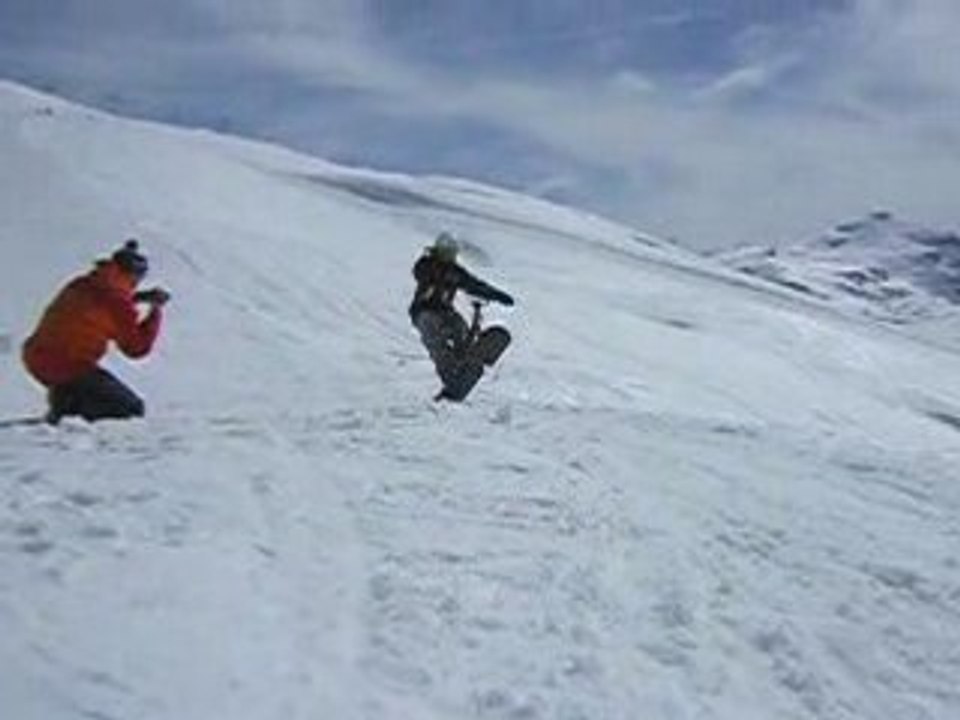 Flaine jump session