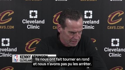 Cavaliers - Atkinson : "Il y avait sept pitbulls, pas cinq, sept"
