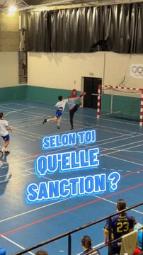 Selon toi qu’elle sanction ? 👀 #handball #Hand #HandballPlayer #EPHB #Quiz
