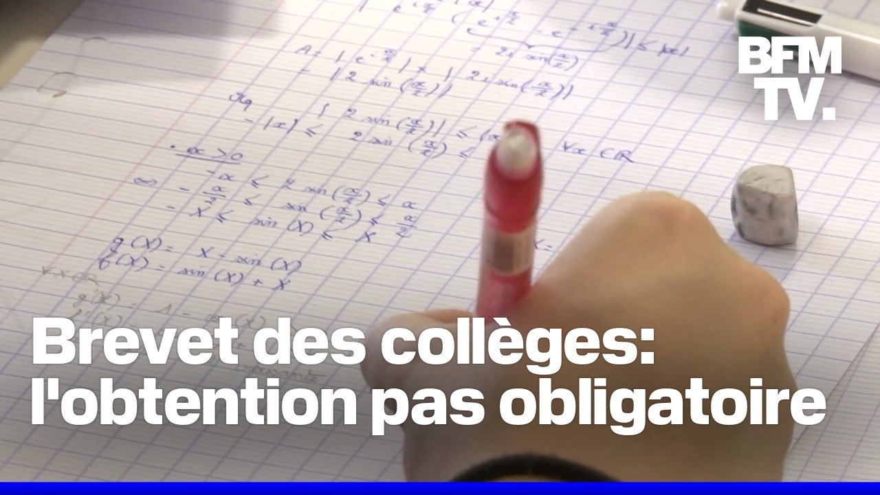 L'obtention du brevet des collèges finalement pas obligatoire pour passer en seconde