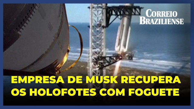 SpaceX consegue recuperar ‘holofotes’ com foguetes em voo propulsor do megafoguete Starship