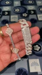 Fully Iced Out Bracelet Combo Set