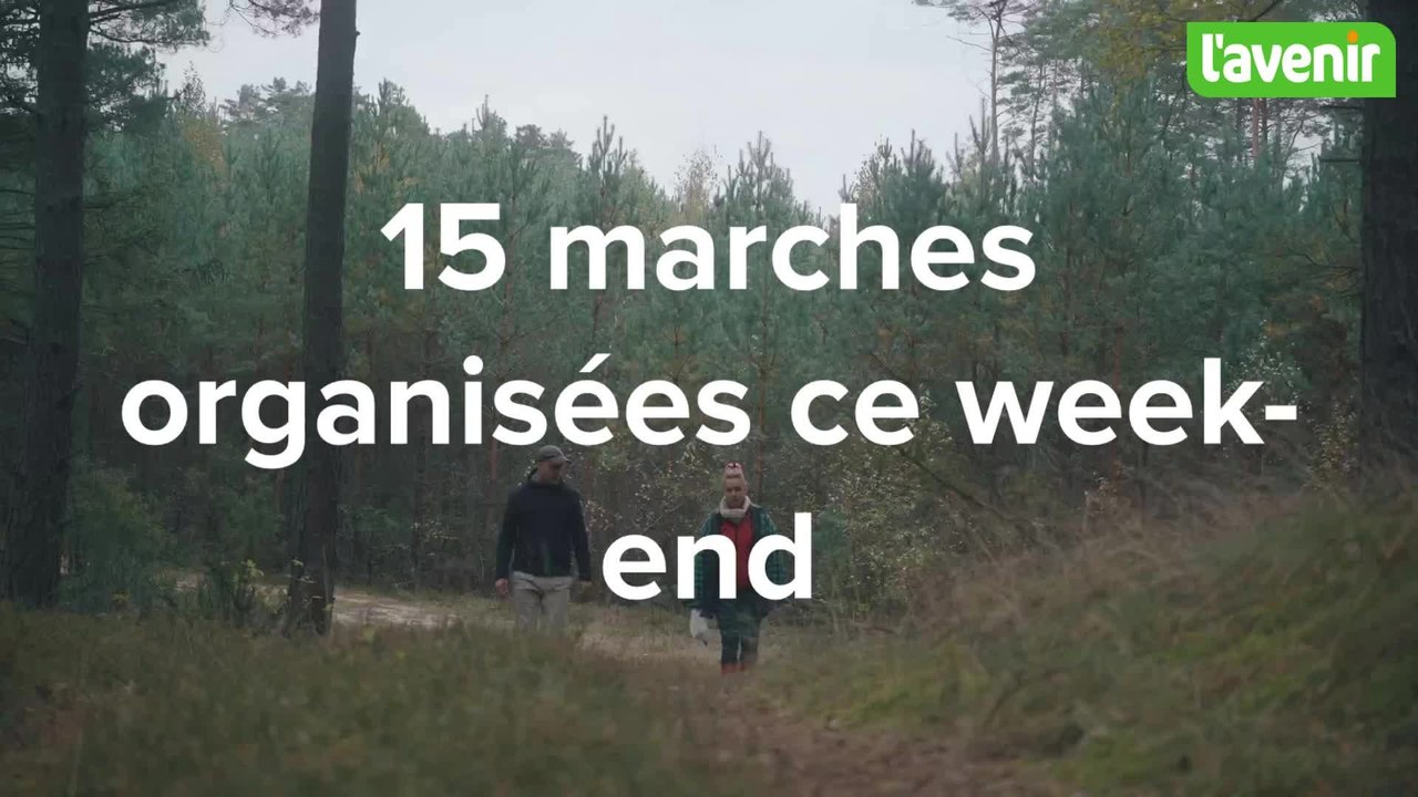 15 marches Adeps et fédérale (FFBMP) organisées ce week-end en Wallonie