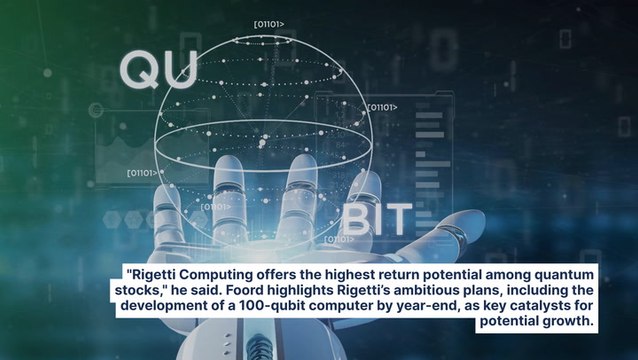 RGTI Stock Offers 'Highest Return Potential' Among Quantum Computing Peers, Says Investor: Rigetti Computing Has Returned Over 860% In The Last Months