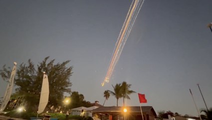 Starship : les débris de l’explosion de l’étage supérieur de la fusée illuminent le ciel
