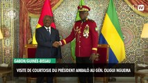 [#Reportage] Gabon/Guinée-Bissau : visite de courtoisie du président Ambaló au Gén. Oligui Nguema