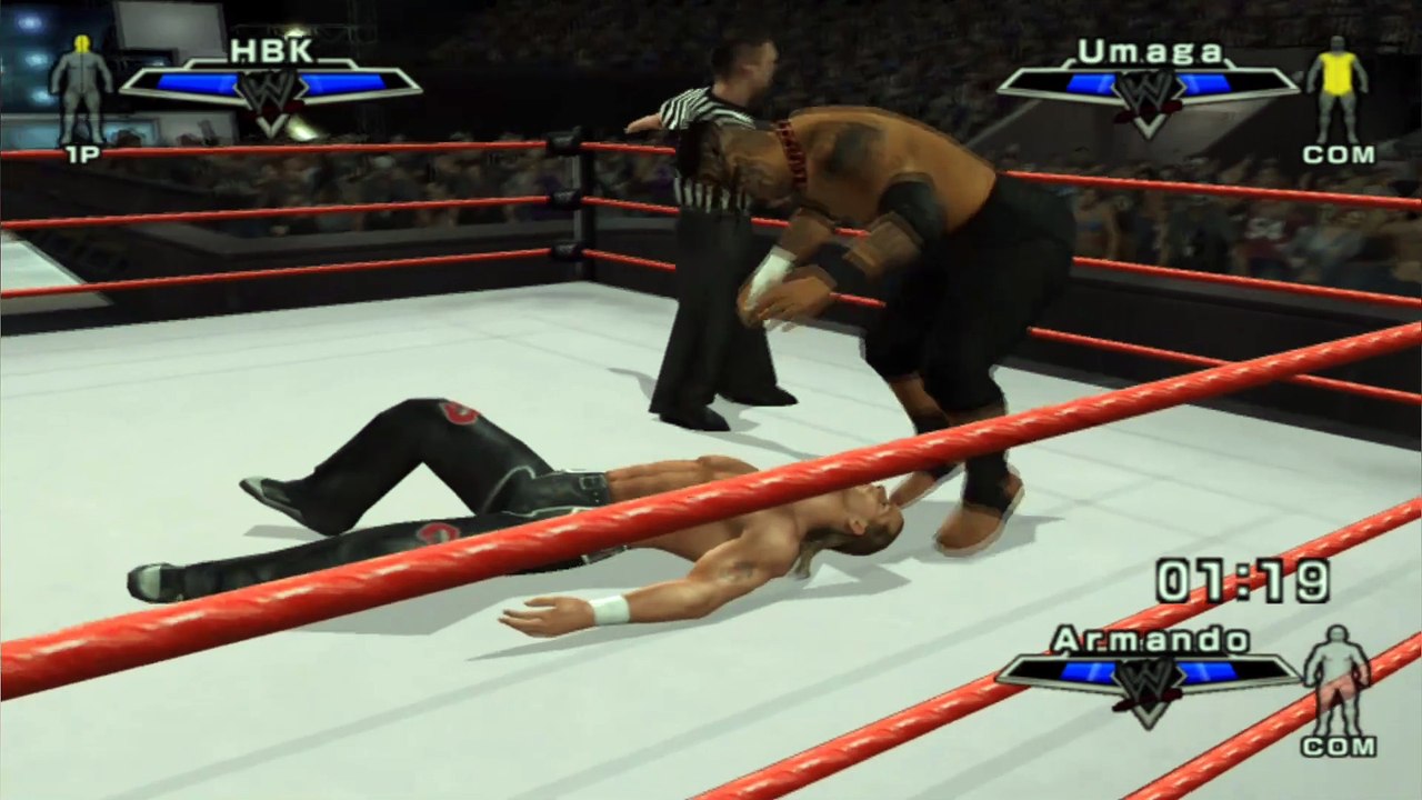 WWE Shawn Michaels vs Umaga Raw 31 July 2006 | SmackDown vs Raw 2007 PCSX2