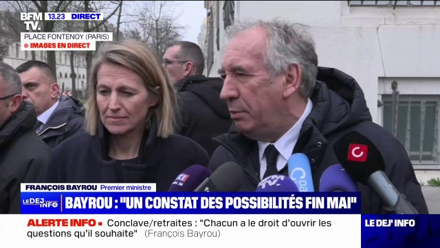 Conclave sur les retraites: Il est inimaginable que ce problème se résolve uniquement par l'épreuve de force , estime François Bayrou