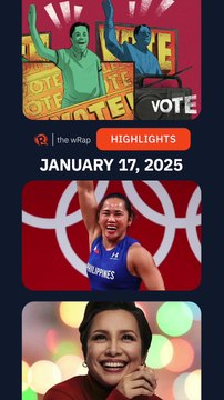 Today's headlines: 2025 election, Hidilyn Diaz, Lea Salonga | The wRap | January 17, 2025