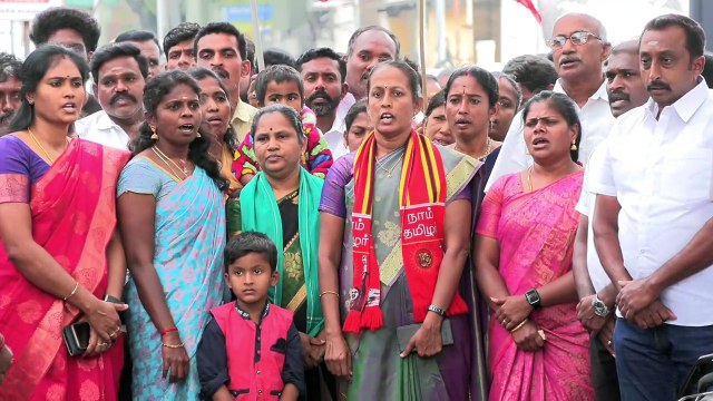 ஈரோடு கிழக்கு சட்டமன்ற தொகுதி இடைத்தேர்தல் இறுதி நாளான இன்று திமுக, நாம் தமிழர் கட்சியினர் வேட்புமனு தாக்கல்...நாம் தமிழர் வேட்பாளர் ஊர்வலமாக வர அனுமதி மறுக்கப்பட்டதால் தனி ஆளாக நடந்து வந்து வேட்பு மன