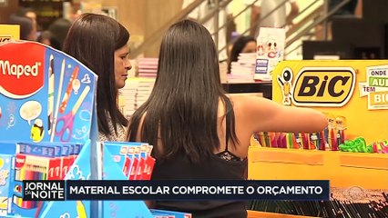 Material escolar compromete o orçamento das famílias
