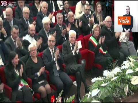 Mattarella inaugura 70esimo anno accademico Università Salento, per lui una standing ovation
