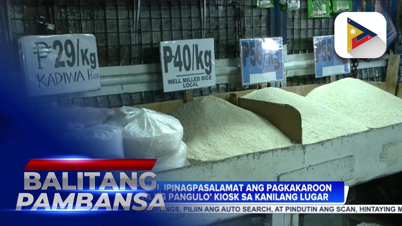 P38/kg na bigas, mabibili na sa 20 ‘Kadiwa ng Pangulo’ kiosk simula ngayong araw