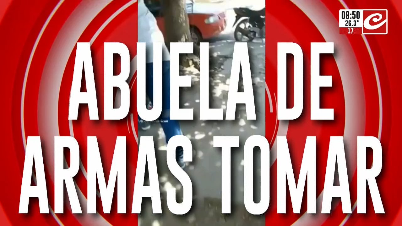 Jubilada salió a los tiros y espantó a jóvenes que tomaban cerveza en la puerta de su casa