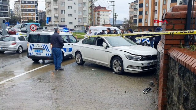 Silahla yaralandı, hastane yolunda kaza yaptı