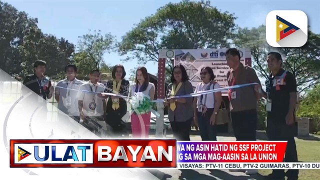 Bagong kagamitan sa paggawa ng asin na hatid ng SSF Project ng DTI at DMMMSU, malaking tulong sa mga mag-aasin sa La Union