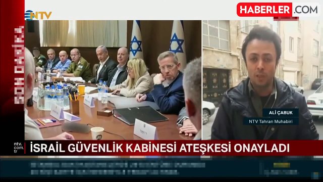 İsrail Savaş Kabinesi, Gazze'de ateşkes anlaşmasını onayladı