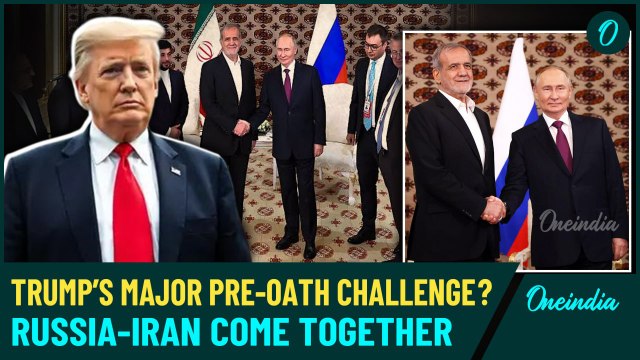 Putin-Pezeshkian Full Meeting| Russia & Iran’s Bid To Counter Trump? | Nuclear Agreement in Line?