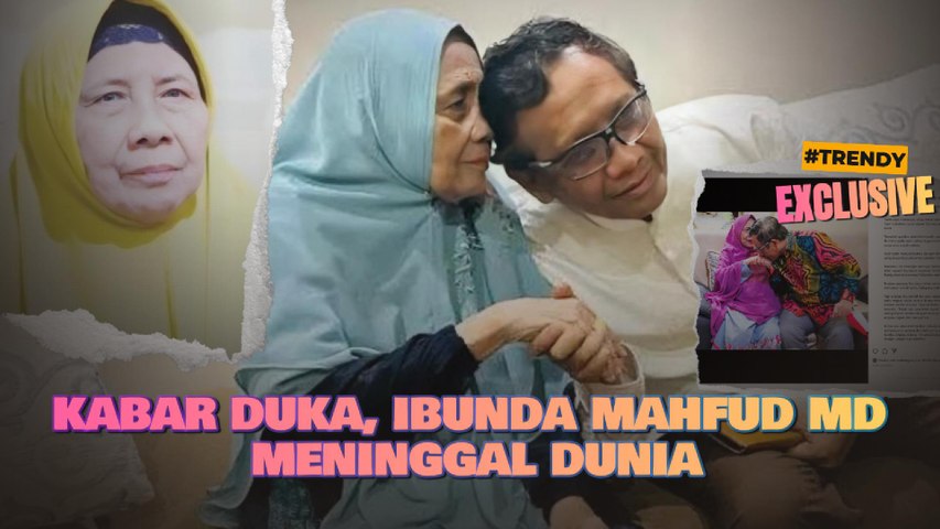 Kabar Duka, Ibunda Mahfud MD Meninggal Dunia