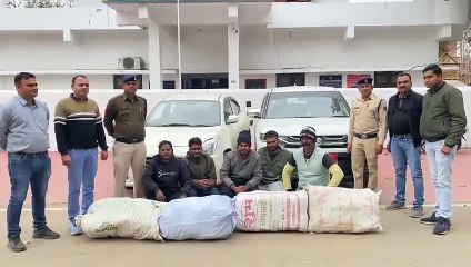 गांजा तस्कर चढ़े पुलिस के हत्थे।।