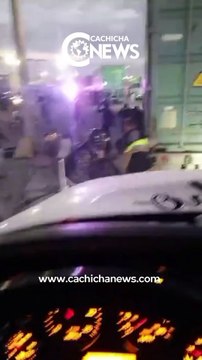 Investigan incidente violento entre camioneros y agentes policiales dejó un herido en Caucedo