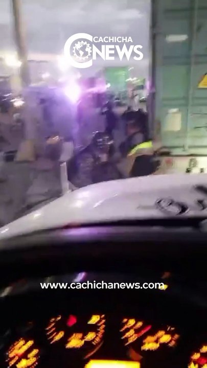 Investigan incidente violento entre camioneros y agentes policiales dejó un herido en Caucedo
