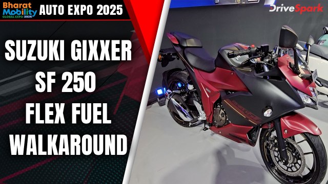 Bharat Mobility Global Expo 2025: Suzuki Gixxer SF 250 Flex Fuel Walkaround | Promeet Ghosh