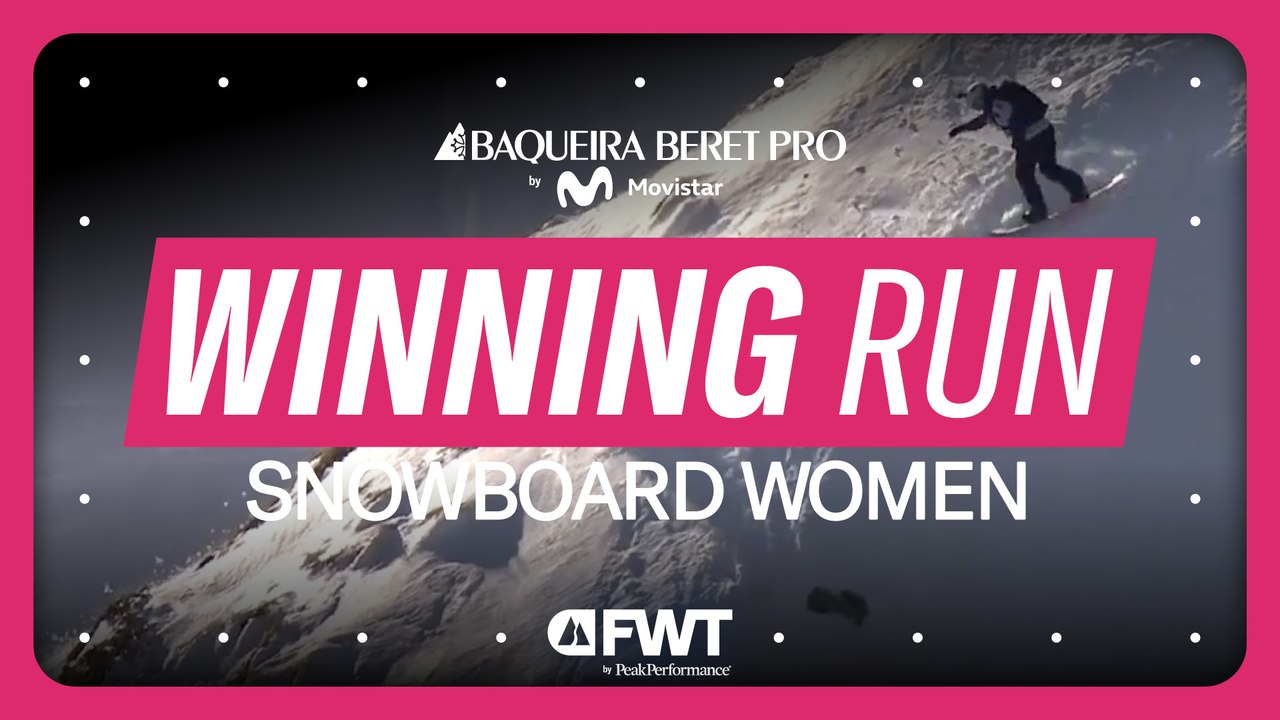 Noémie Equy Winning Run I 2025 Baqueira Beret Pro by Movistar