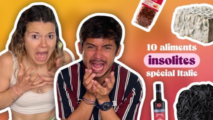 Je Teste 10 Aliments Insolites d'Italie avec Juju Fitcats 🇮🇹