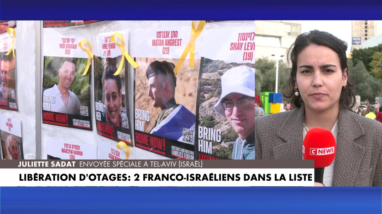Libération d'otages : 2 Franco-israéliens dans la liste