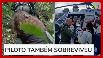 Vídeo mostra o momento do resgate da menina que sobreviveu a queda de helicóptero em Caieiras (SP)