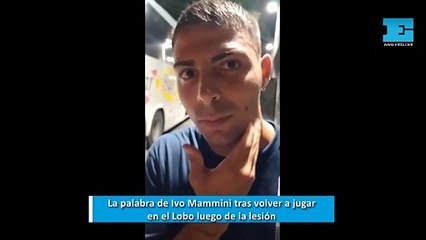 La palabra de Ivo Mammini, delantero de Gimnasia que estuvo varios meses afuera de las canchas: "Contento por volver a jugar"