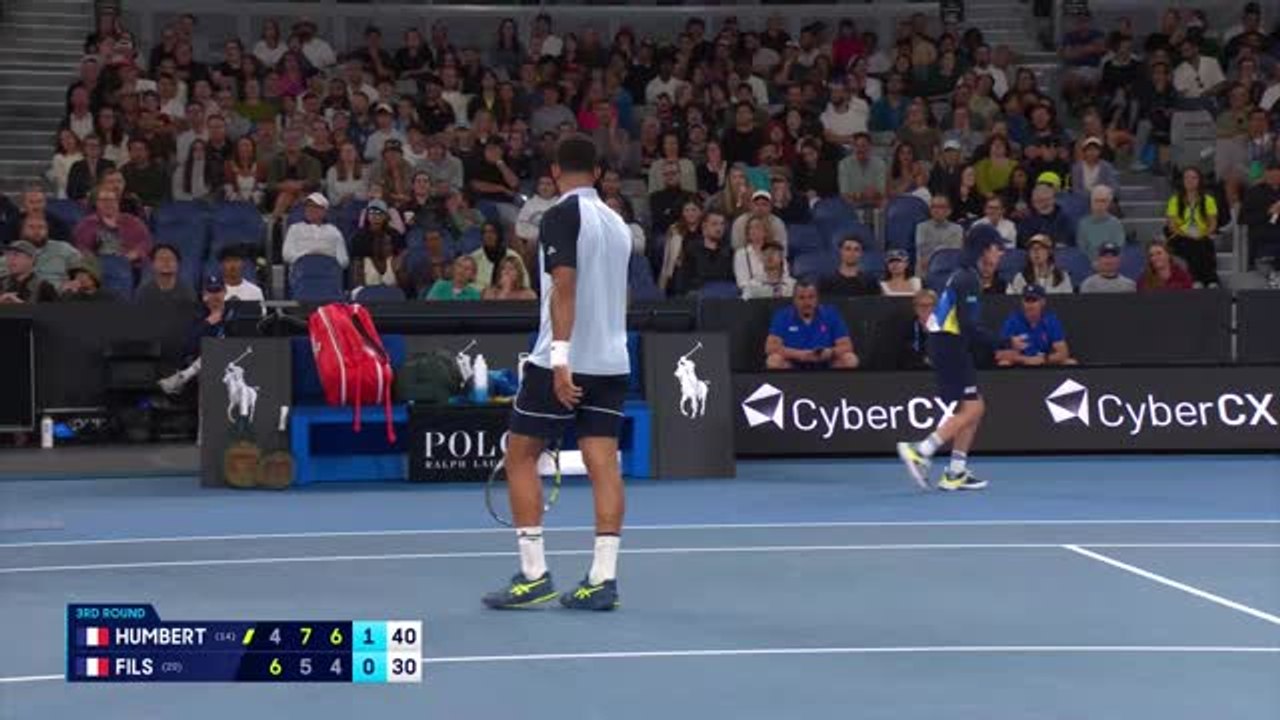 Open d'Australie - Fils contraint à l'abandon contre Humbert