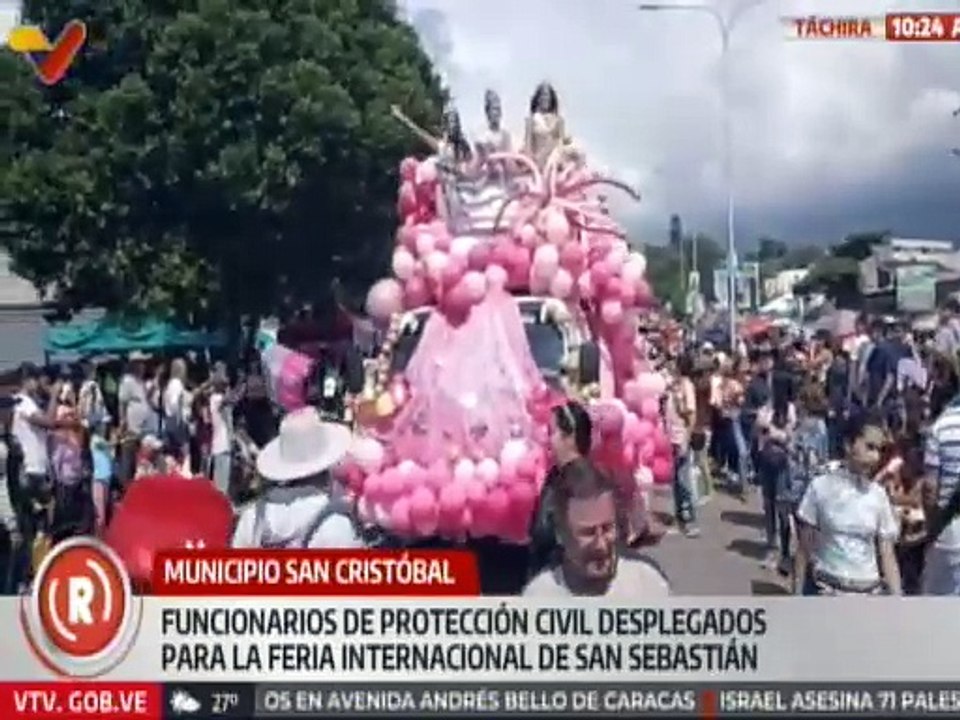 Táchira I Más de 200 funcionarios de PC se preparan para la Feria Internacional de San Sebastián