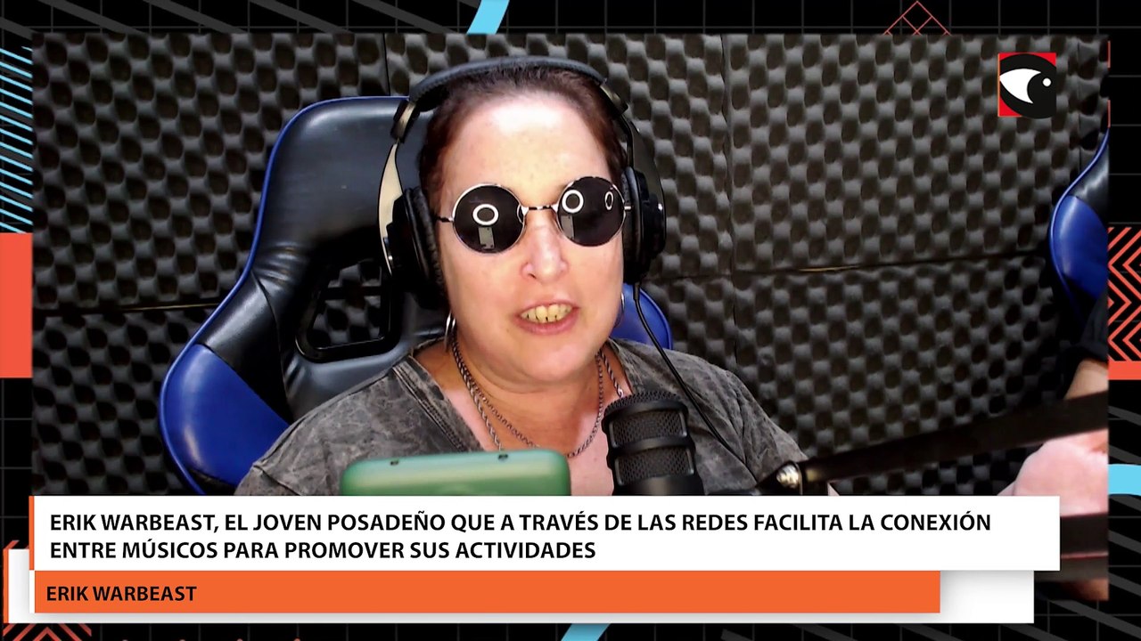 Erik Warbeast, el joven posadeño que a través de las redes facilita la conexión entre músicos para promover sus actividades “Somos más de 112 personas y todos cumplen las reglas”